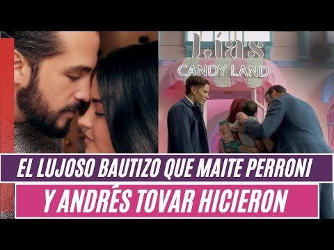 La lujosa fiesta de bautizo que MAITE PERRONI y ANDRÉS TOVAR le hicieron a su hija