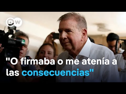 Edmundo González Urrutia dice que acató bajo coacción reelección de Maduro para salir de Venezuela