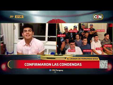 Crimen de Fernando Báez: Confirmaron las condenas