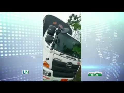 Se registró un accidente de tránsito en la vía Santo Domingo-Quevedo
