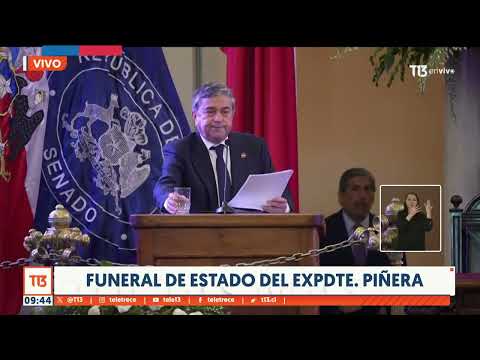 Discurso de Juan Antonio Coloma en Funeral de Estado de Sebastián Piñera