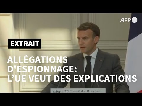 Espionnage d'alliés européens: Macron et Merkel attendent des explications | AFP Extrait