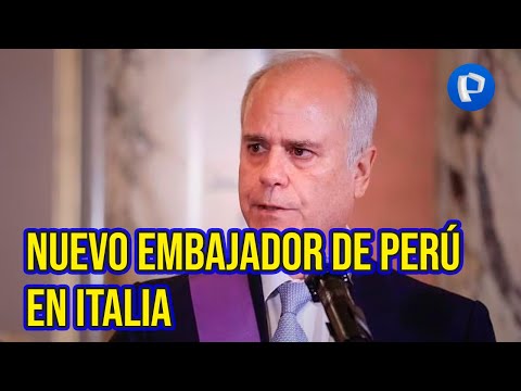 Manuel Cacho-Sousa Velázquez es designado como Embajador de Perú en Italia