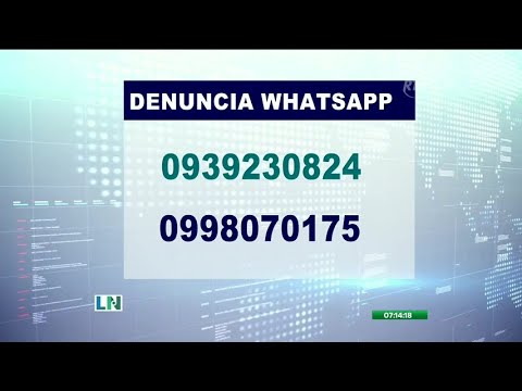 Intendencia del Guayas pone a disposición dos números de Whatsapp