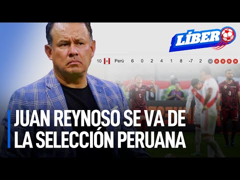 Se acabó el ciclo: Juan Reynoso dejará de ser el técnico de la selección peruana | Líbero