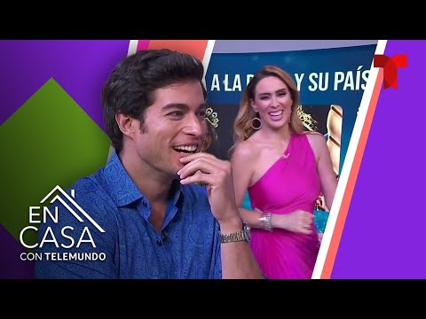 Jacky y Danilo demuestran sus conocimientos de Miss Universo | En Casa Con Telemundo