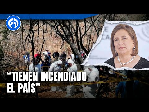 Xóchitl Gálvez arremete nuevamente contra la falta de seguridad en México