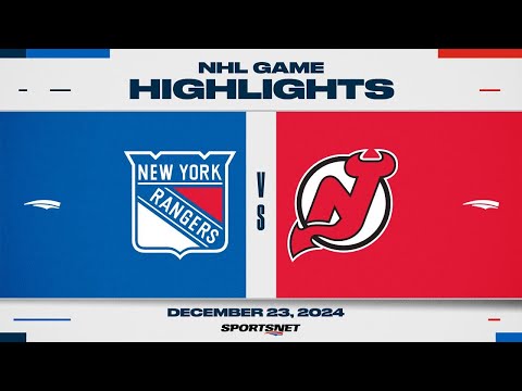 NHL Highlights | Rangers vs. Devils - December 23, 2024