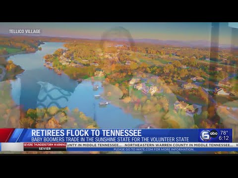 Retirees flock to Tennessee for low taxes, more mild climate