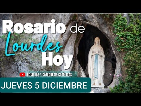 ? ROSARIO DESDE LOURDES HOY JUEVES 5 DE DICIEMBRE DE 2024. MISTERIOS LUMINOSOS ?