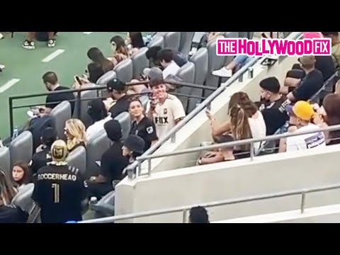 Noah Beck & Dixie D'Amelio Attend The LA Galaxy Vs. LAFC Soccer Game At Banc Of California Stadium!