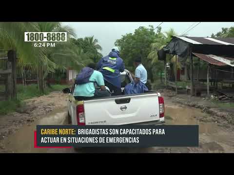 Capacitan a brigadistas de Bilwi para actuar en situaciones de emergencias - Nicaragua