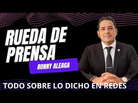 Ronny Aleaga presenta pruebas de sus aseveraciones sobre fiscal Salazar