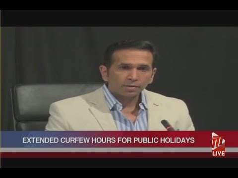 Extended Curfew Hours For Public Holidays