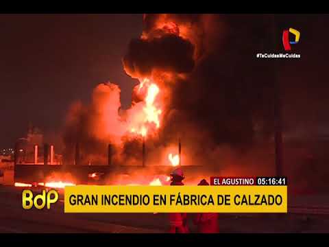 Fábrica que se incendió en El Agustino era clandestina (2/2)