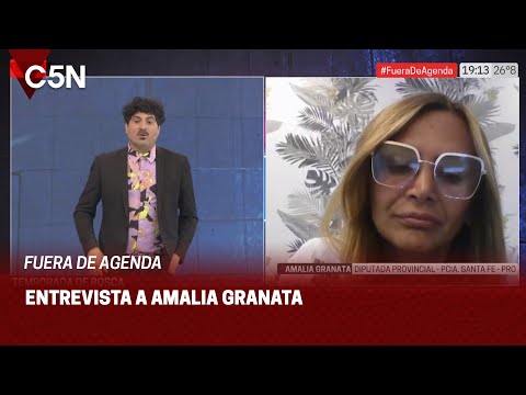 AMALIA GRANATA, en FUERA DE AGENDA: ¨Es BORDER que MILEI SEÑALE GENTE por TWITTER¨