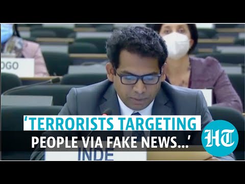 ‘Terrorists use fake news, doctored videos to target people’: India at UN