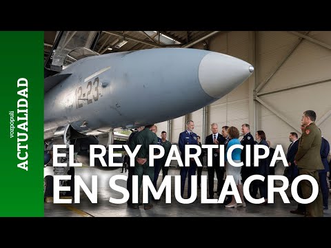 El Rey es testigo de excepción de cómo los F-18 españoles disuaden a Rusia en el Báltico