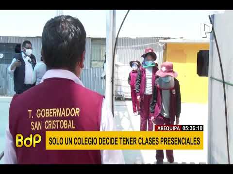Arequipa: así son los protocolos en reinicio de clases escolares