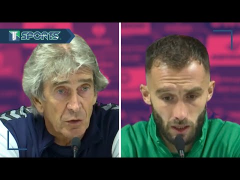 Manuel Pellegrini y Germán Pezzella HABLAN de las OPORTUNIDADES del Real Betis en la Europa League