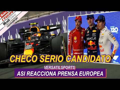 ASI REACCIONA PRENSA EUROPEA a CLASIFICACION de CHECO PEREZ GP ARABIA SAUDITA F1