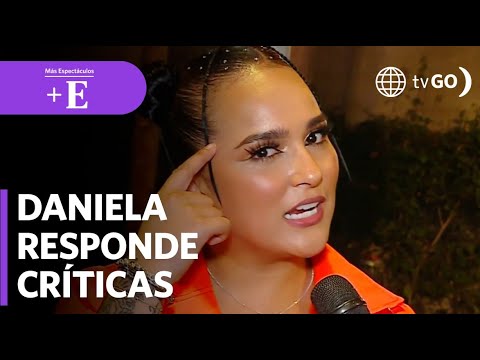 Daniela Darcourt responde a críticas | Más Espectáculos (HOY)