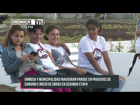 URMOSA inaugura parque en Residencial Praderas de Sandino - Nicaragua