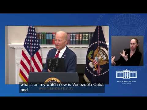 Biden dice que no es lógico deportar migrantes a Venezuela, Cuba y Nicaragua
