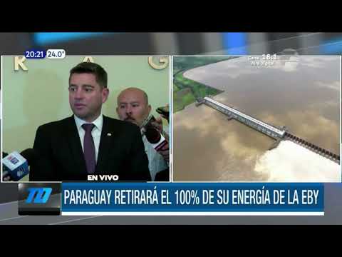 Paraguay retira el 100% de energía de Yacyretá