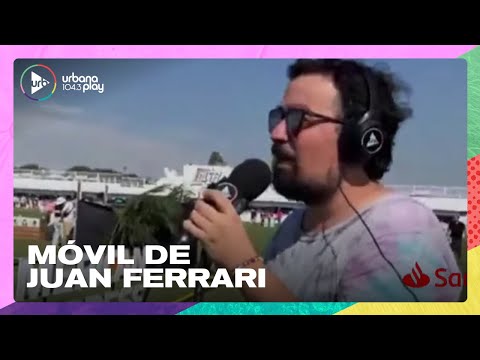 Juan Ferrari desde el stand de Santander en el #LollaAr | #TodoPasa