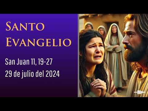 Evangelio del 29 de julio del 2024 según san Juan 11, 19-27