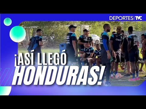 Así fue la llegada de la Selección de Honduras al Independence Park en el Estado de Luisiana, EUA.