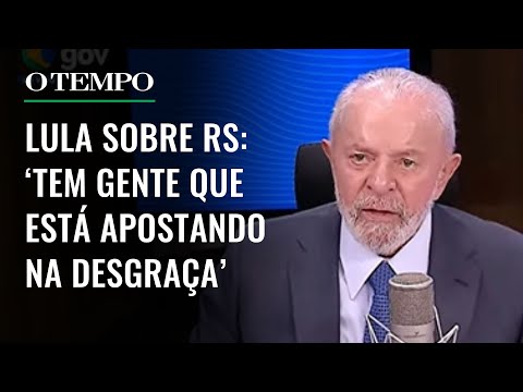 Lula critica fake news sobre chuvas no Rio Grande do Sul