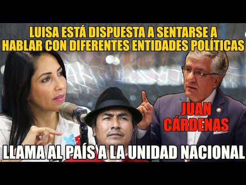 uan Cárdenas Espinoza Desentraña el Llamado a la Unidad Nacional de Luisa González
