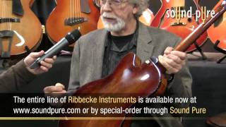 Tom Ribbecke Guitars Hafling Thinline 16" at NAMM 2010