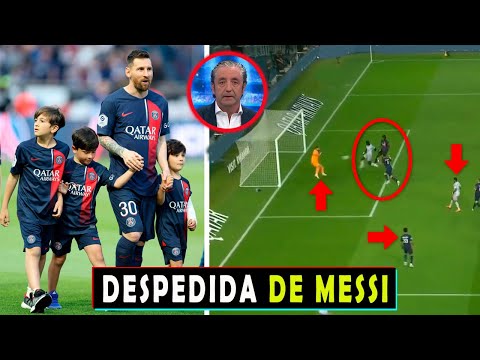 ASI REACCIONA PRENSA FRANCESA DESPEDIDA de MESSI PSG vs CLERMONT 2-3