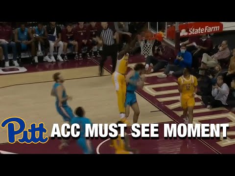 Acc Football Basketball 🏀 Mouhamadou Gueye With The Swat On One End And The Putback Jam On The Other | ACC Must See Moment