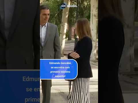 Edmundo González se encontra com primeiro-ministro espanhol | SBT Brasil (12/09/24)