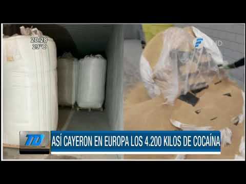 Así cayeron en Europa los kilos de cocaína procedentes de Paraguay