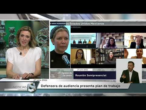 Defensora de audiencia presentan plan de trabajo