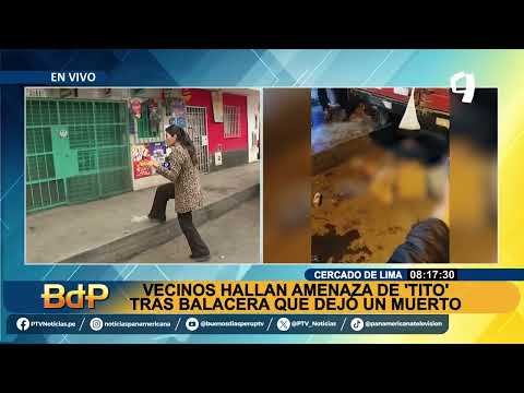 BDP Balacera en  Cercado de Lima