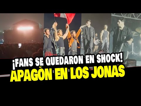 JONAS BROTHERS EN PERÚ: FANS EN SHOCK POR FALLAS TÉCNICAS EN EL CONCIERTO