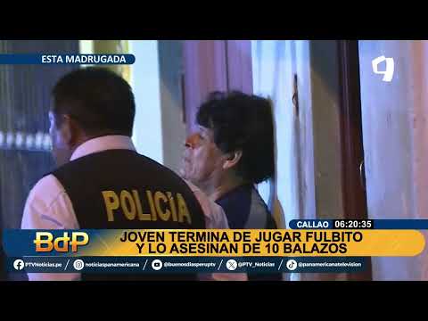 Asesinato en Callao: acribillan a hombre cuando salía de jugar fulbito con sus amigos