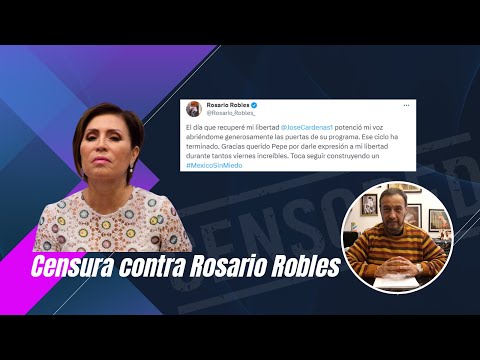 Censura contra Rosario Robles