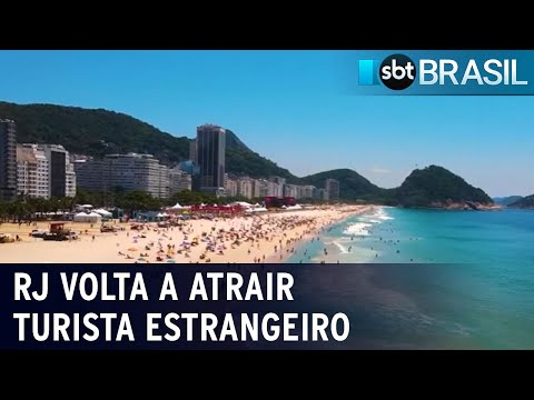 RJ recupera fluxo turístico com quase 1,2 Milhão de estrangeiros em 2023 | SBT Brasil (03/02/24)