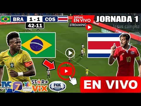 Brasil vs Costa Rica EN VIVO donde ver Partido Brasil vs Costa Rica a que hora juega Copa América