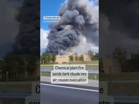 Chemical plant fire prompts evacuation in Atlanta, Georgia