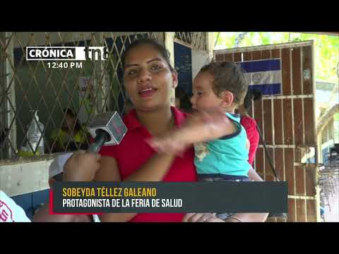 Feria de Salud en la comunidad Santa María de Río San Juan - Nicaragua