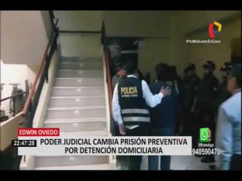 Edwin Oviedo: PJ dispone su detención domiciliaria por riesgo a contraer Covid-19