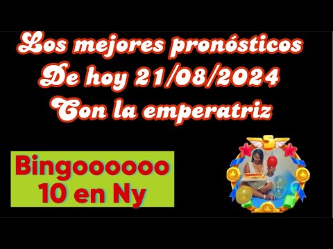 Bingooo 10 ASÍ NOS VAMOS HOY 21/08/2024 a ganar la lotería temprano